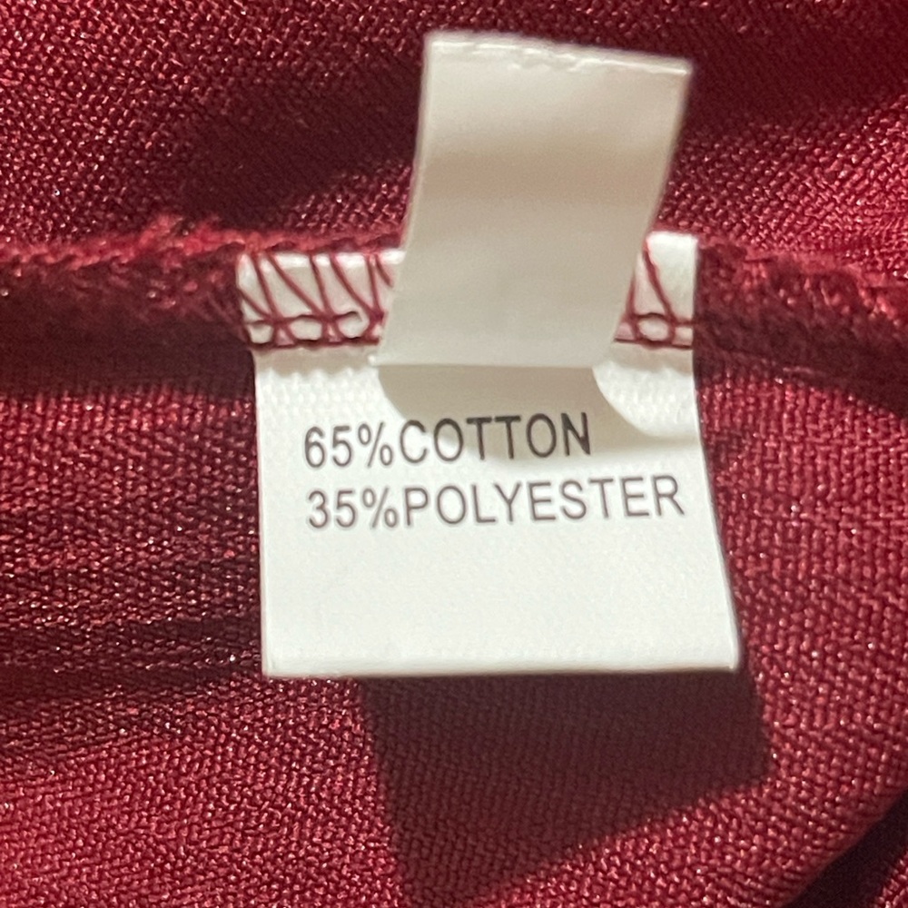 Melody Long Sleeve Corduroy Shacket‎ (Cranberry) - Picture 7 of 9